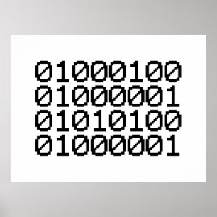 BINÄRE DATEN POSTER