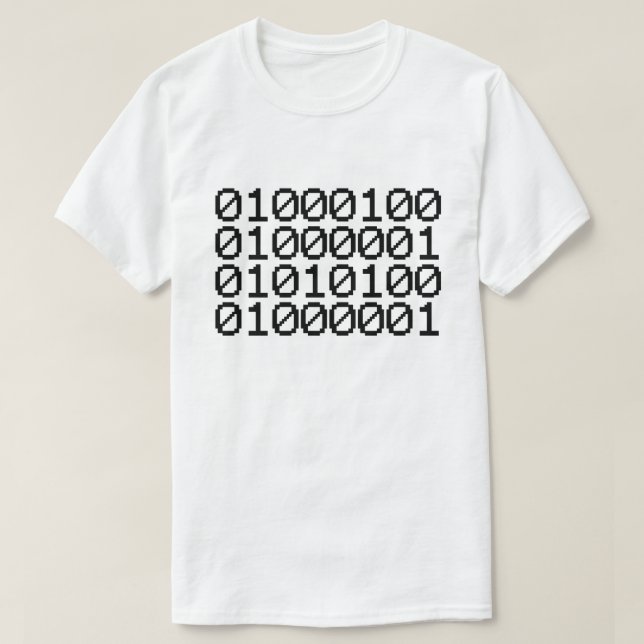 BINÄRE DATEN T-Shirt (Design vorne)