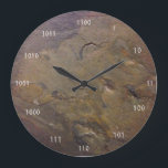 Binäre Uhr<br><div class="desc">Binäre Uhr im Punktematrix-Computer-Schriftart.  Weiß auf Schiefer oder ersetzt das Schiefer-Foto durch Ihre Selbst.  Geschenk für eine Software Engineer,  ein Mathelehrer oder ein Computer-Lehrer für Wissenschaft oder -professor.</div>