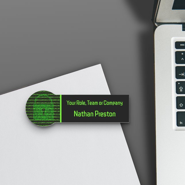 Binäre Vorhänge - Datenschutz für Web und Technolo Namensschild (Von Creator hochgeladen)