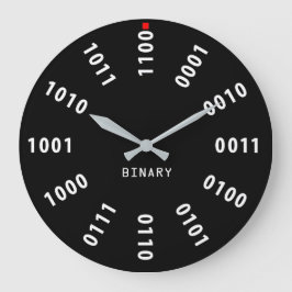 Binäre Zahlen/Base-2-Uhr Große Wanduhr