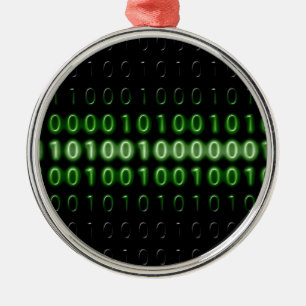 binärer Code-475-bi Ornament Aus Metall