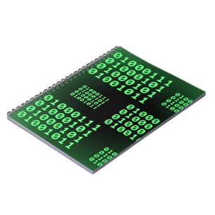 Binärer Code für AUSSENSEITER Notizblock