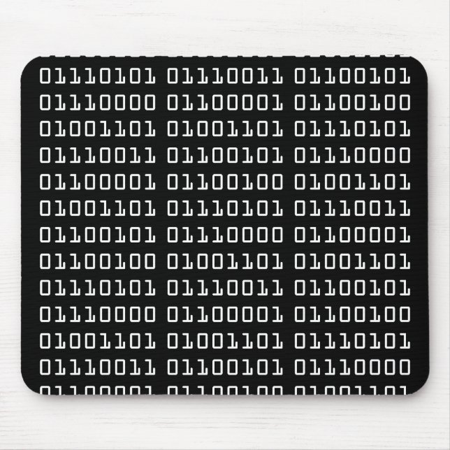 Binärer Code Mousepad (Vorne)