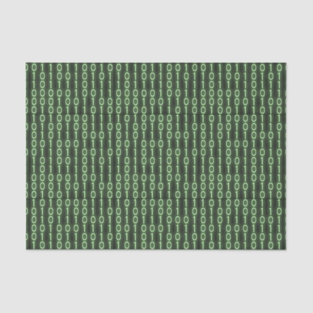 Binärer Code Seidenpapier (Vorderseite)