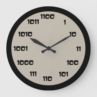 Binärer Code-Uhr Große Wanduhr
