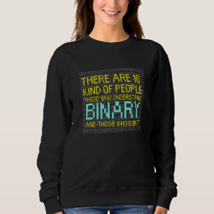 Binärer Programmiercode-Entwickler Sweatshirt