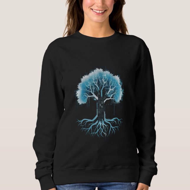 Binärkode-Struktur Computer-Science-Technology Sweatshirt (Vorderseite)