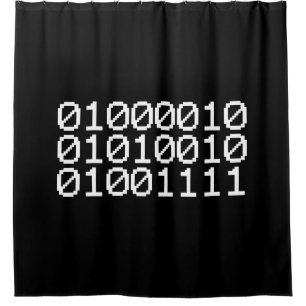 BINARY BRO DUSCHVORHANG
