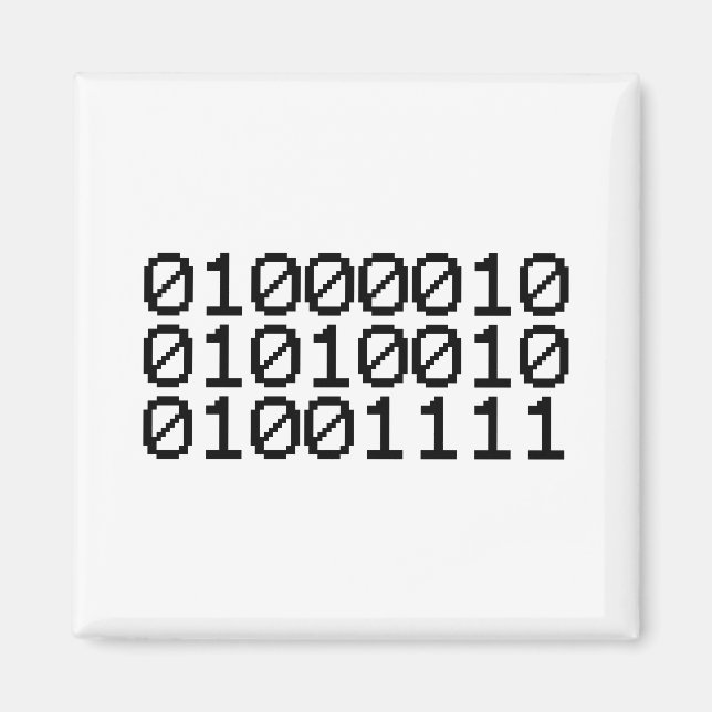 BINARY BRO MAGNET (Vorne)