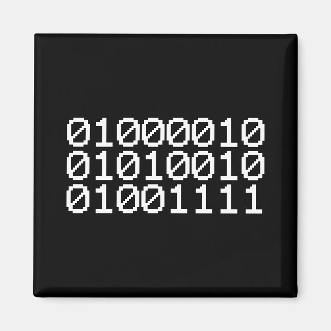 BINARY BRO MAGNET (Vorne)