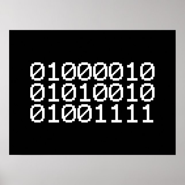 BINARY BRO POSTER (Vorne)