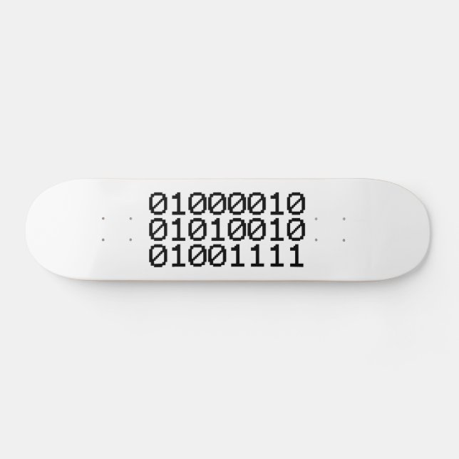 BINARY BRO SKATEBOARD (Horizontal)