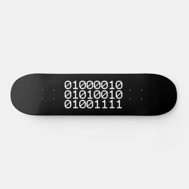BINARY BRO SKATEBOARD (Horizontal)