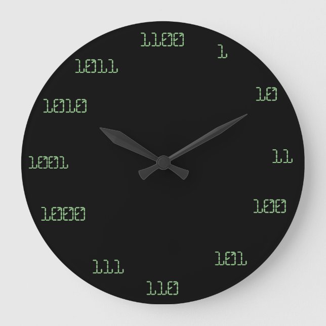 Binary Clock Große Wanduhr (Vorderseite)