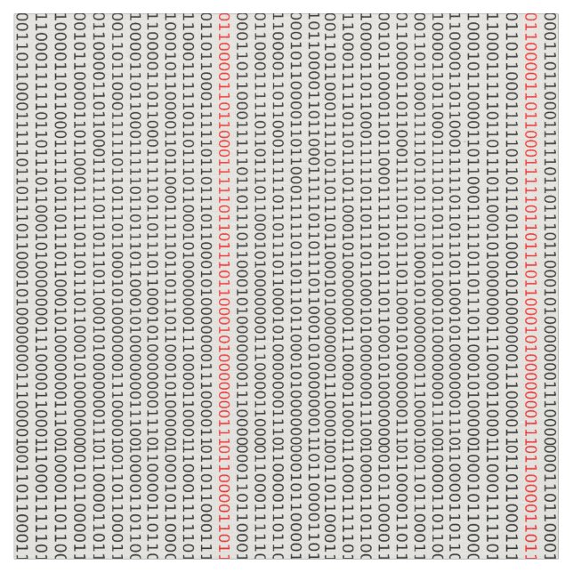 Binary Code Computer Engineer Stoff (Nahaufnahme)