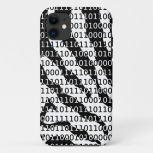 Binary-Code für Schwarz und Weiß iPhone 11 Hülle
