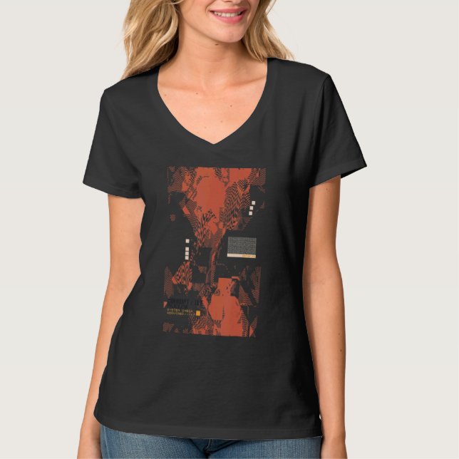 Binary Code Retro Computer Geek Programmer Nerd Te T-Shirt (Vorderseite)