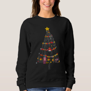 Binary Coding Computer Programmer Weihnachtsbaum X Sweatshirt