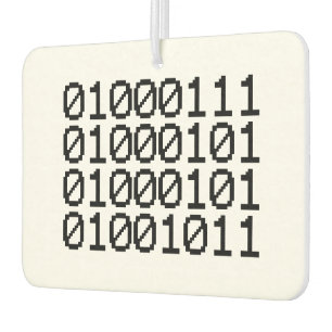 BINARY GEEK AUTOLUFTERFRISCHER