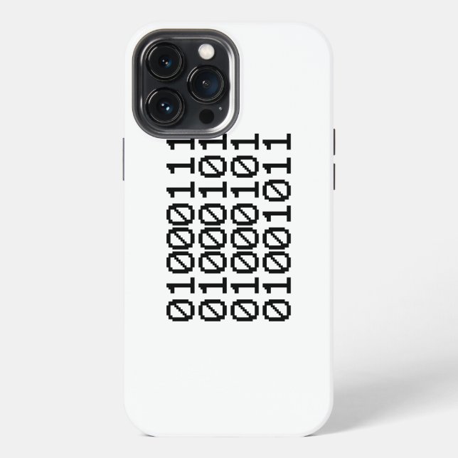 BINARY GEEK iPhone HÜLLE (Rückseite)