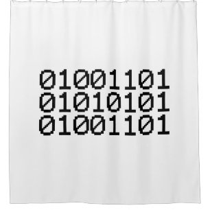 BINARY MUM DUSCHVORHANG