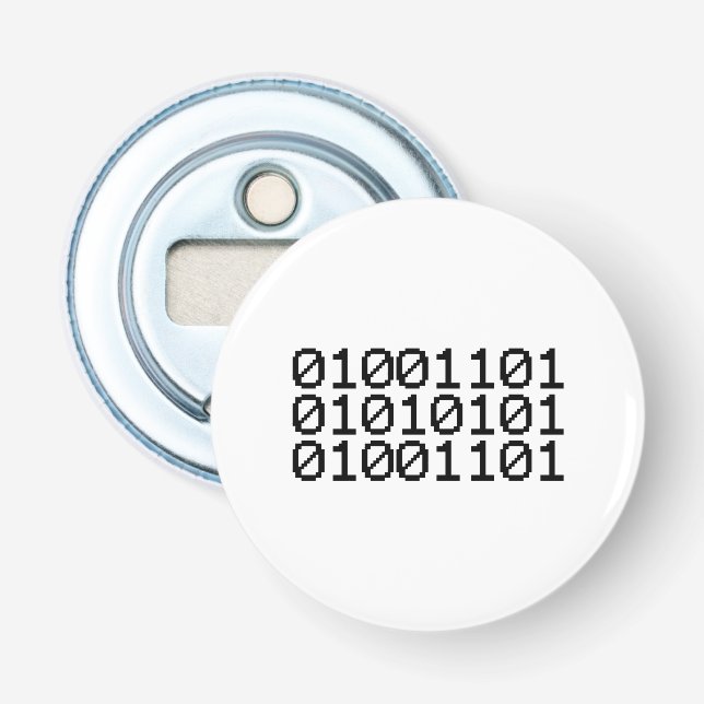 BINARY MUM FLASCHENÖFFNER (Vorderseite)