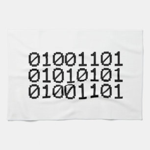 BINARY MUM KÜCHENTUCH