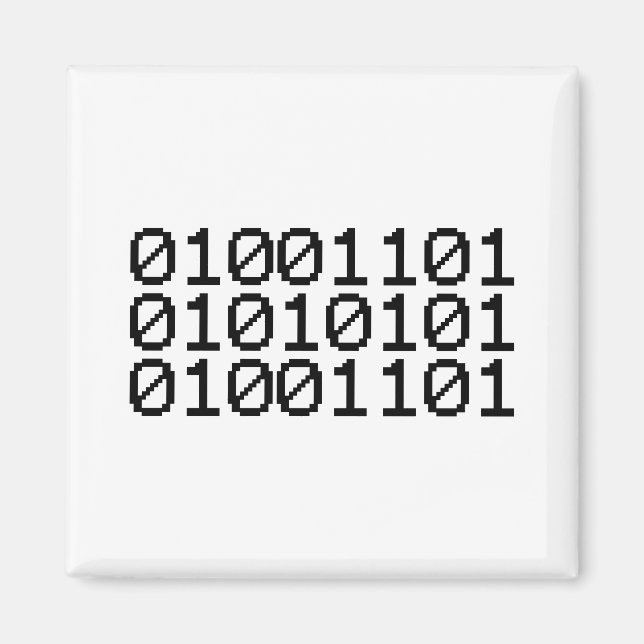 BINARY MUM MAGNET (Vorne)