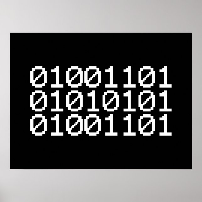 BINARY MUM POSTER (Vorne)