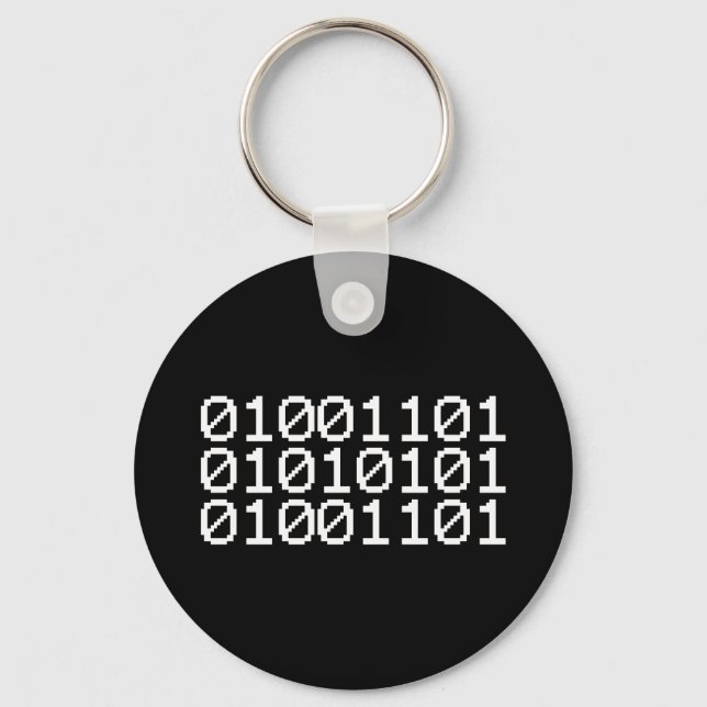 BINARY MUM SCHLÜSSELANHÄNGER (Vorderseite)