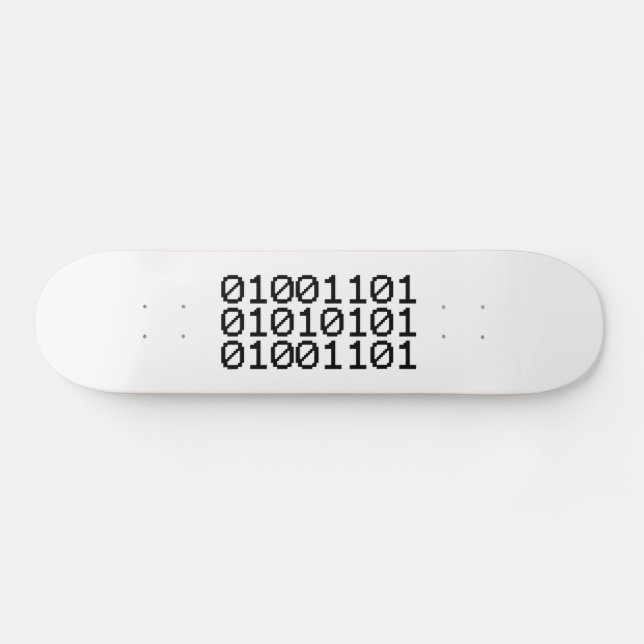 BINARY MUM SKATEBOARD (Horizontal)