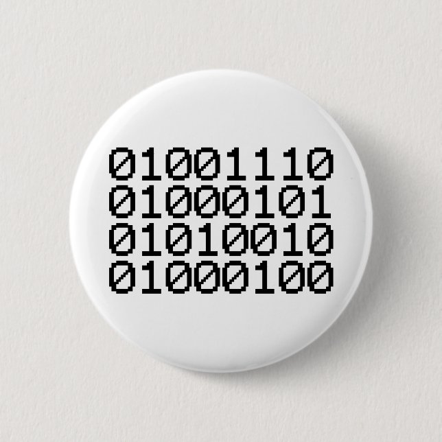 BINARY NERD BUTTON (Vorderseite)