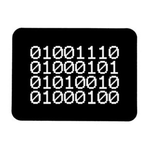 BINARY NERD MAGNET
