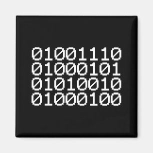 BINARY NERD MAGNET