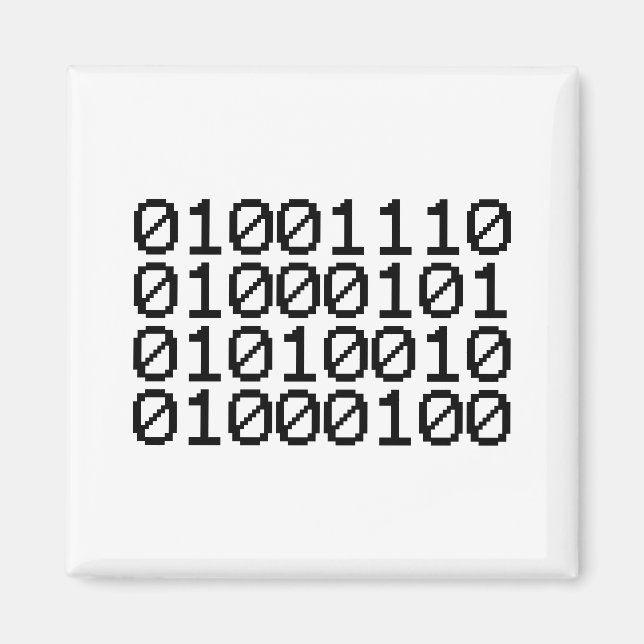 BINARY NERD MAGNET (Vorne)