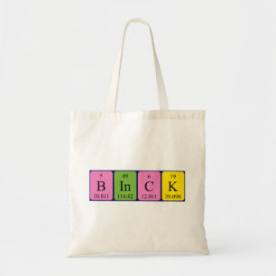 Binck Periodenname Totbeutel Tragetasche