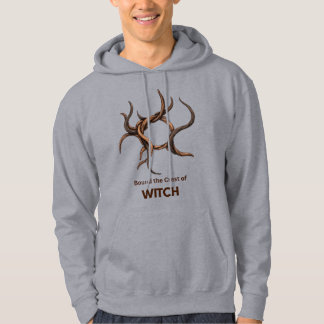 Binde den Kamm der HEXE Hoodie