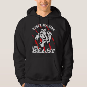 Binden Sie das Tier los Hoodie