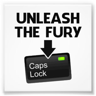 Binden Sie den Wut-Kappen-Verschluss los Fotodruck