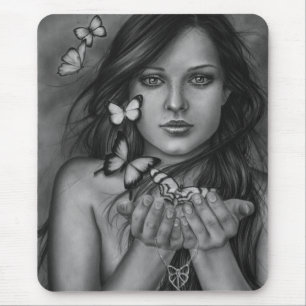 Binden Sie die Schmetterlinge Mousepad los