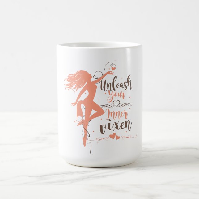 Binden Sie Ihren inneren Vixen los Kaffeetasse (Mittel)