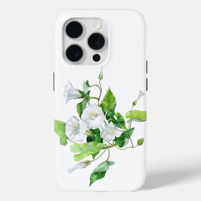 Bindete weiße Blume Case-Mate iPhone Hülle (Rückseite)