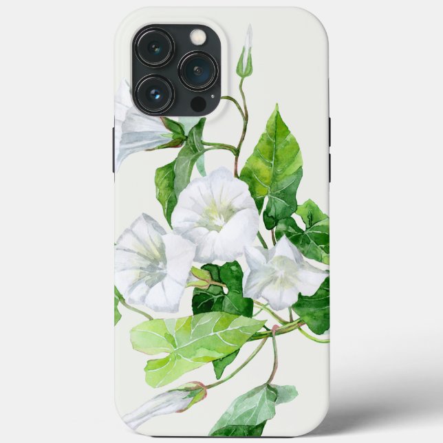 Bindete weiße Blume Case-Mate iPhone Hülle (Rückseite)