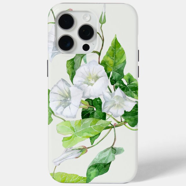 Bindete weiße Blume Case-Mate iPhone Hülle (Rückseite)