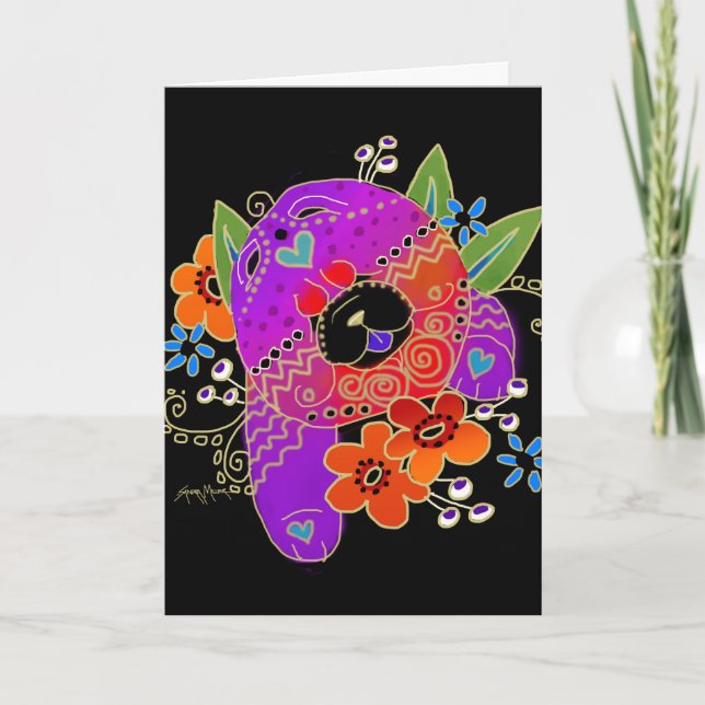 BINDI Chow-Chow Karten (Vorderseite)