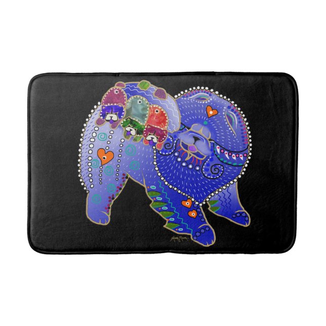 Bindi Chow Streu - horizontal - Kiste oder Bademat Badematte (Vorderseite)