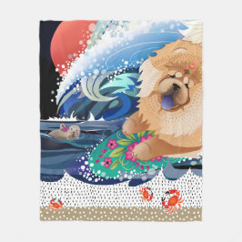 BINDI CHOWABUNGA - Chow Fleece/Stranddecke Fleecedecke