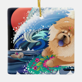 BINDI CHOWABUNGA Chow Keramikornament