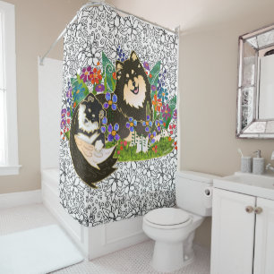 BINDI finnischer Lapphund Duschvorhang